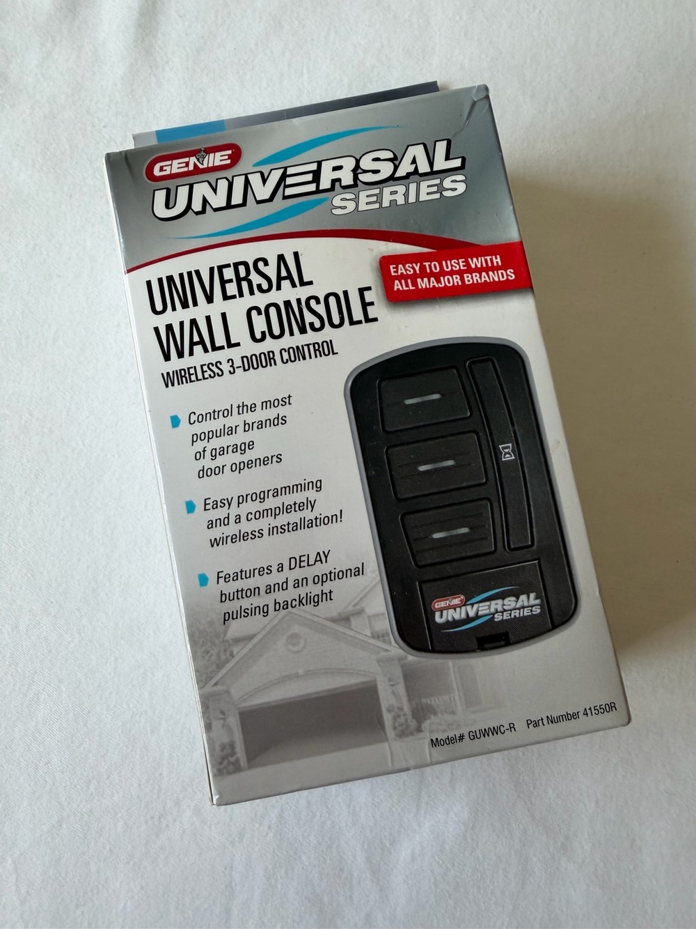 Genie Universal Wall Console Wireless 3-Door Control Garage Door Opener